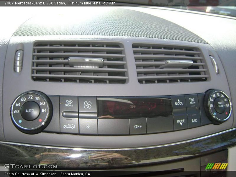 Platinum Blue Metallic / Ash 2007 Mercedes-Benz E 350 Sedan
