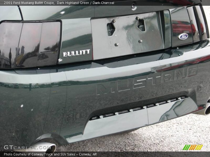 Dark Highland Green / Dark Charcoal 2001 Ford Mustang Bullitt Coupe