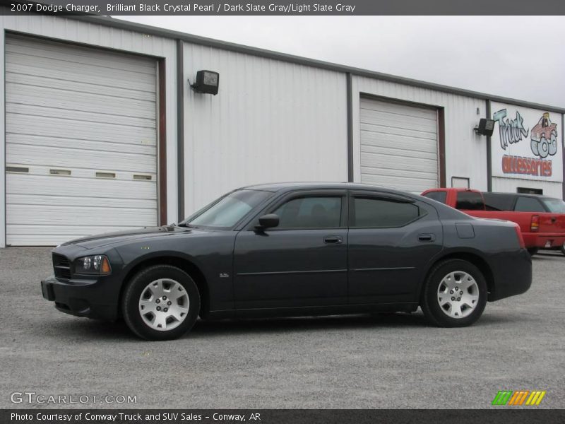 Brilliant Black Crystal Pearl / Dark Slate Gray/Light Slate Gray 2007 Dodge Charger