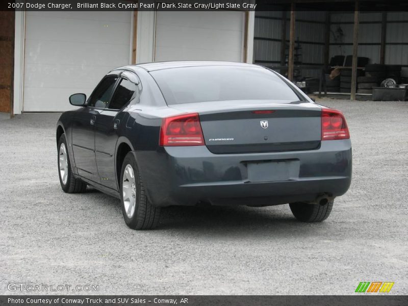 Brilliant Black Crystal Pearl / Dark Slate Gray/Light Slate Gray 2007 Dodge Charger