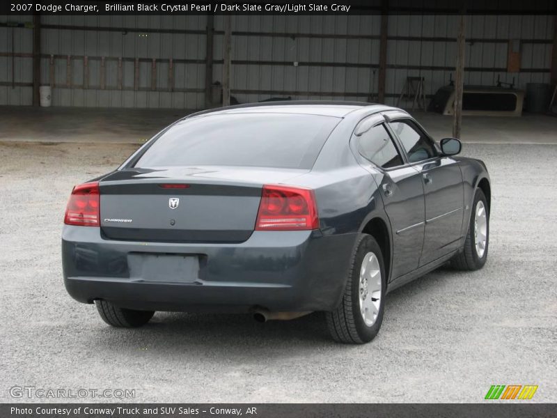 Brilliant Black Crystal Pearl / Dark Slate Gray/Light Slate Gray 2007 Dodge Charger