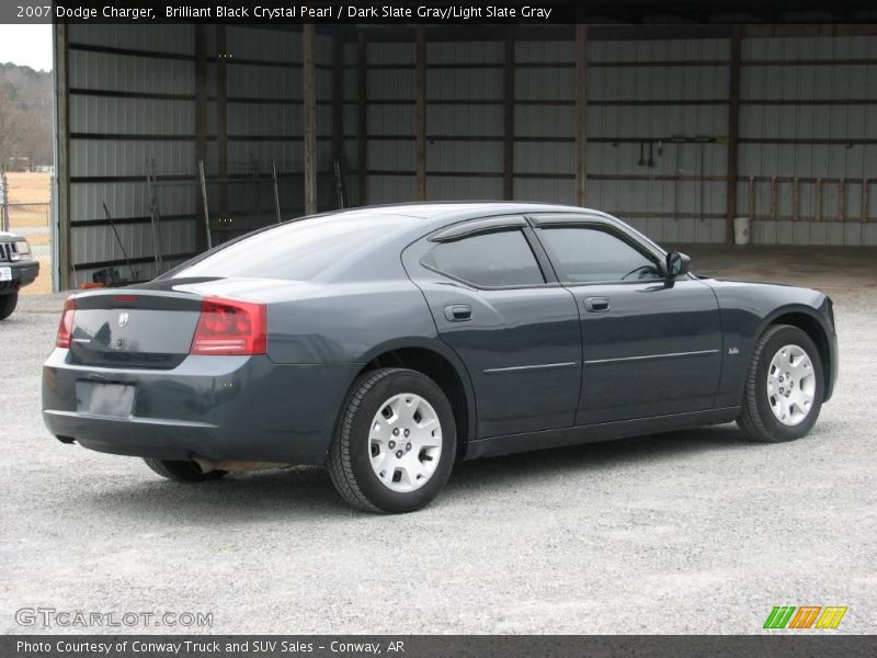 Brilliant Black Crystal Pearl / Dark Slate Gray/Light Slate Gray 2007 Dodge Charger