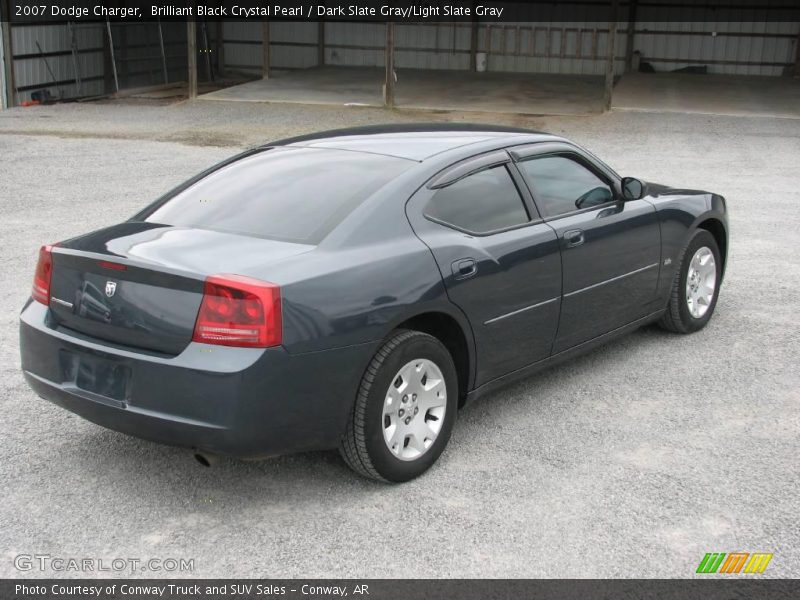 Brilliant Black Crystal Pearl / Dark Slate Gray/Light Slate Gray 2007 Dodge Charger