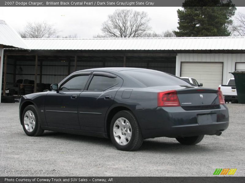 Brilliant Black Crystal Pearl / Dark Slate Gray/Light Slate Gray 2007 Dodge Charger