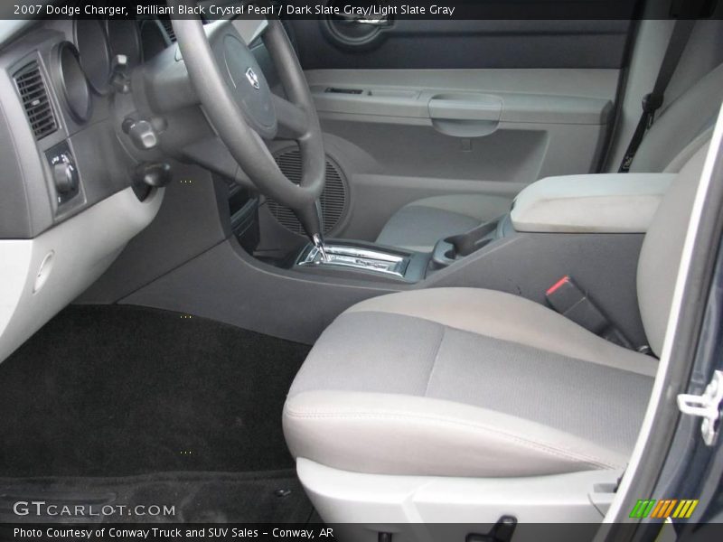 Brilliant Black Crystal Pearl / Dark Slate Gray/Light Slate Gray 2007 Dodge Charger