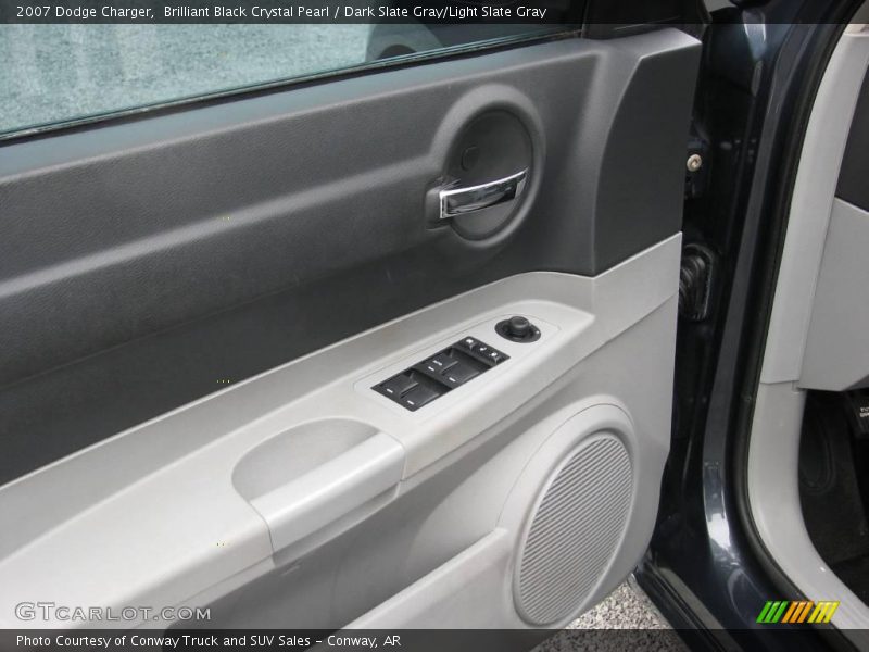 Brilliant Black Crystal Pearl / Dark Slate Gray/Light Slate Gray 2007 Dodge Charger