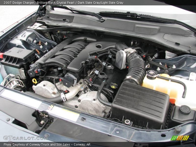 Brilliant Black Crystal Pearl / Dark Slate Gray/Light Slate Gray 2007 Dodge Charger