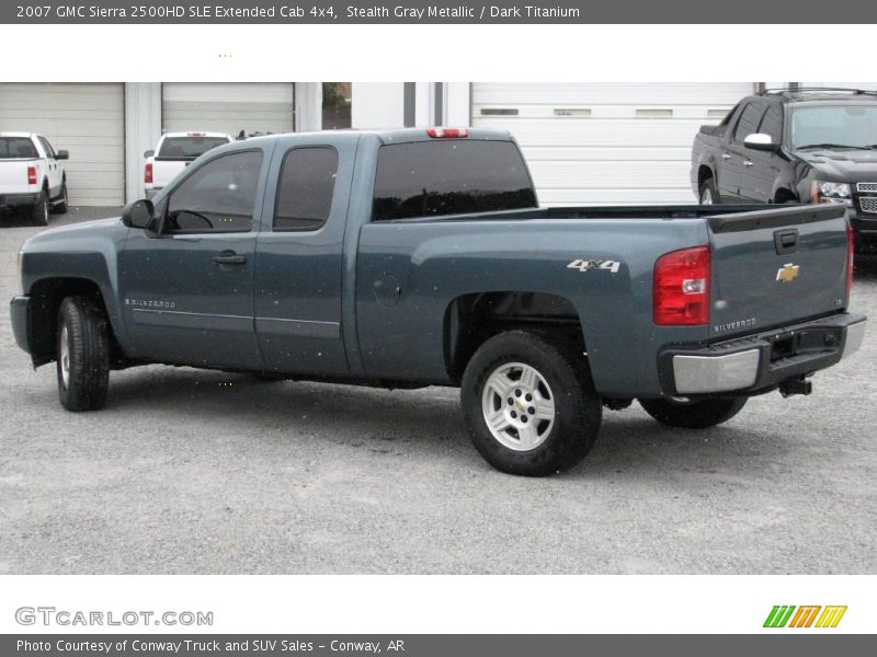 Stealth Gray Metallic / Dark Titanium 2007 GMC Sierra 2500HD SLE Extended Cab 4x4
