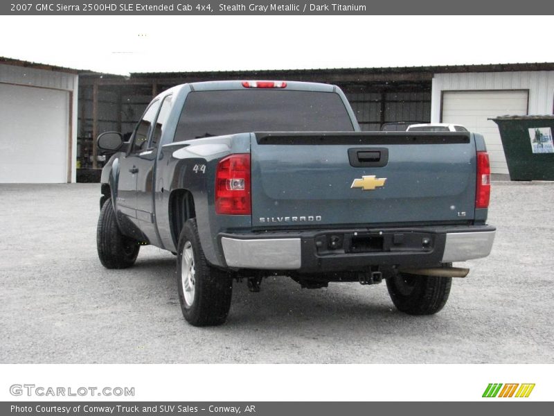 Stealth Gray Metallic / Dark Titanium 2007 GMC Sierra 2500HD SLE Extended Cab 4x4