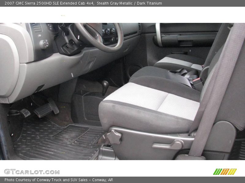 Stealth Gray Metallic / Dark Titanium 2007 GMC Sierra 2500HD SLE Extended Cab 4x4