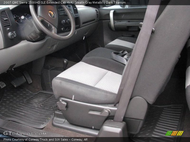 Stealth Gray Metallic / Dark Titanium 2007 GMC Sierra 2500HD SLE Extended Cab 4x4
