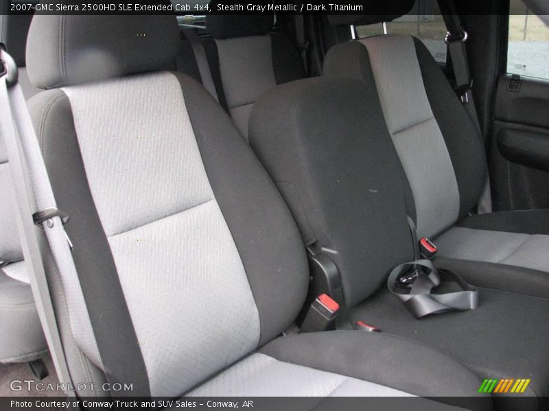 Stealth Gray Metallic / Dark Titanium 2007 GMC Sierra 2500HD SLE Extended Cab 4x4
