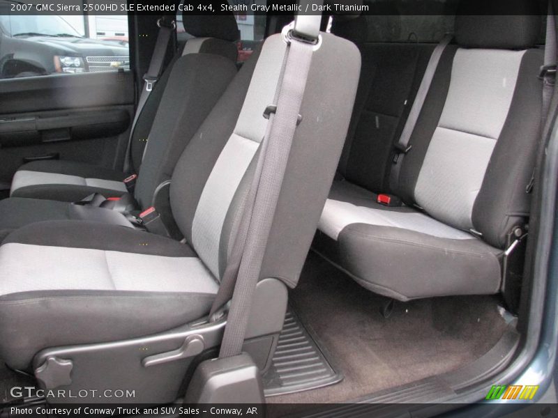 Stealth Gray Metallic / Dark Titanium 2007 GMC Sierra 2500HD SLE Extended Cab 4x4