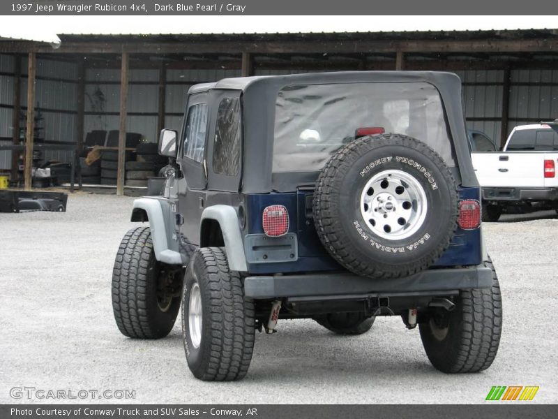Dark Blue Pearl / Gray 1997 Jeep Wrangler Rubicon 4x4