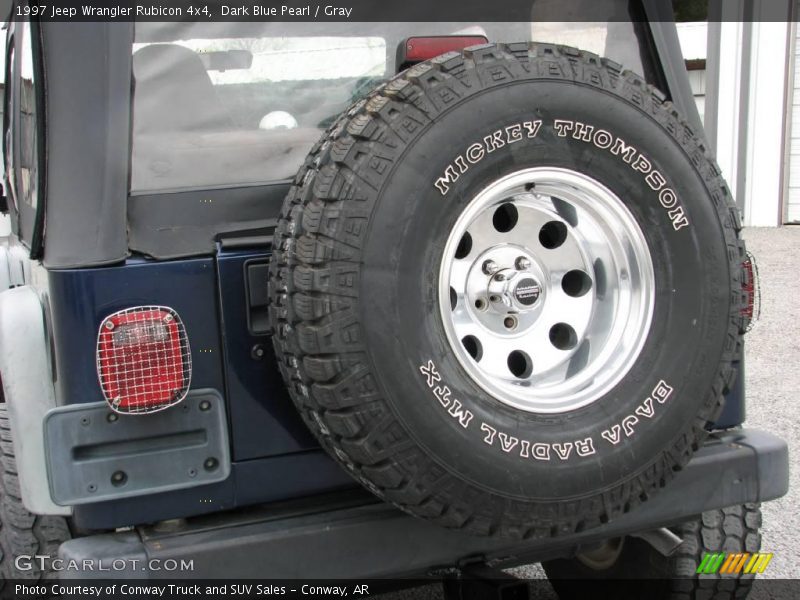 Dark Blue Pearl / Gray 1997 Jeep Wrangler Rubicon 4x4