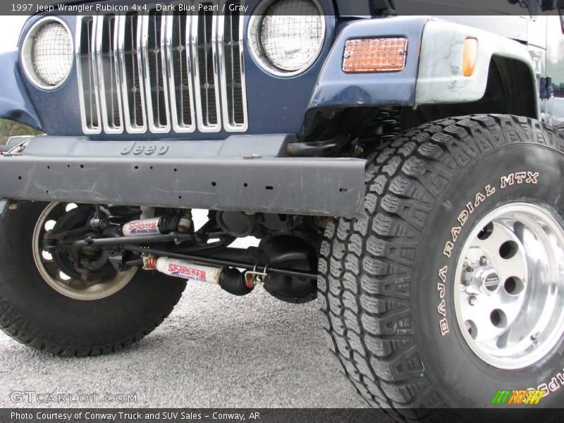 Dark Blue Pearl / Gray 1997 Jeep Wrangler Rubicon 4x4