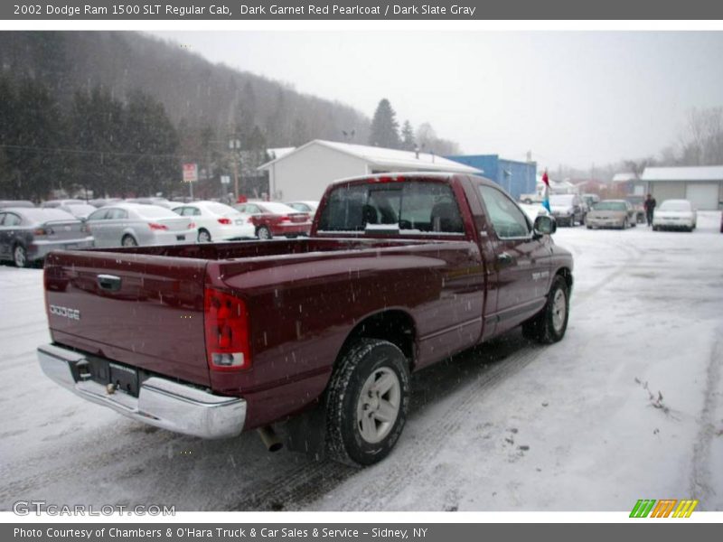 Dark Garnet Red Pearlcoat / Dark Slate Gray 2002 Dodge Ram 1500 SLT Regular Cab