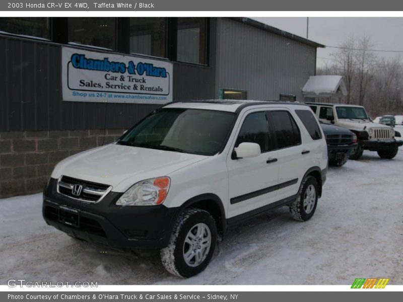 Taffeta White / Black 2003 Honda CR-V EX 4WD