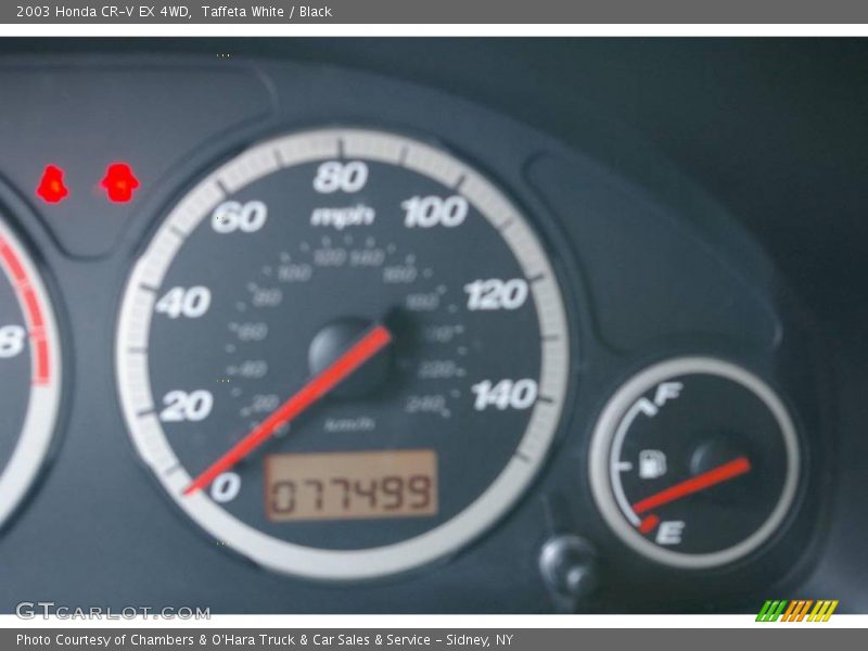 Taffeta White / Black 2003 Honda CR-V EX 4WD