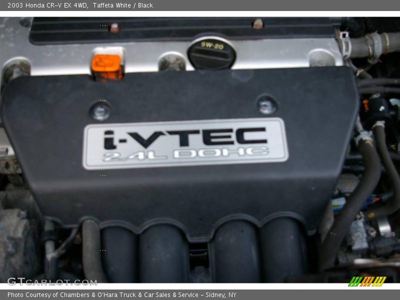 Taffeta White / Black 2003 Honda CR-V EX 4WD