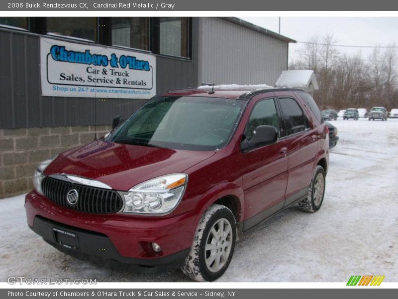 Cardinal Red Metallic / Gray 2006 Buick Rendezvous CX
