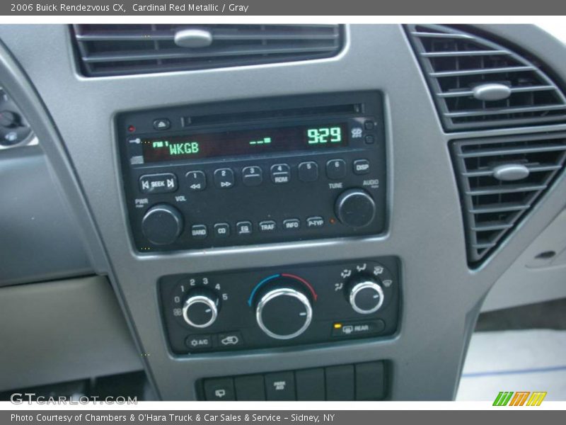 Cardinal Red Metallic / Gray 2006 Buick Rendezvous CX