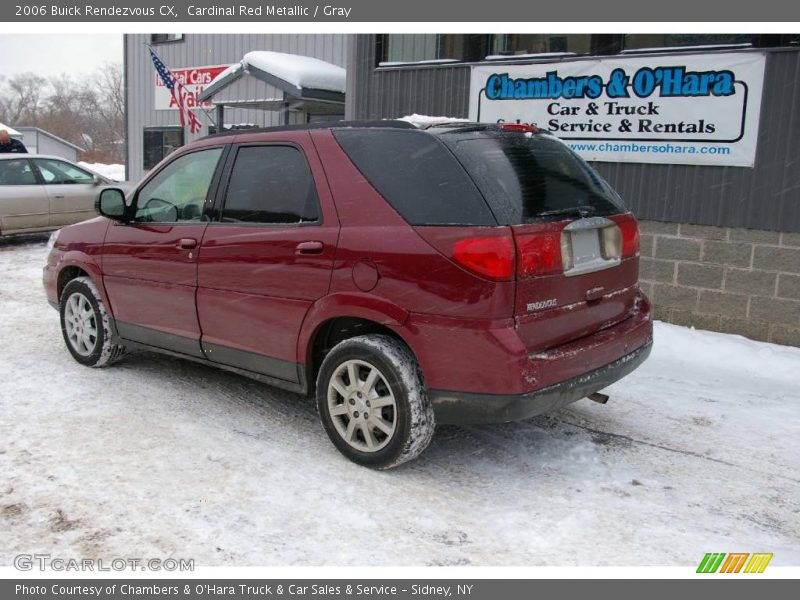 Cardinal Red Metallic / Gray 2006 Buick Rendezvous CX