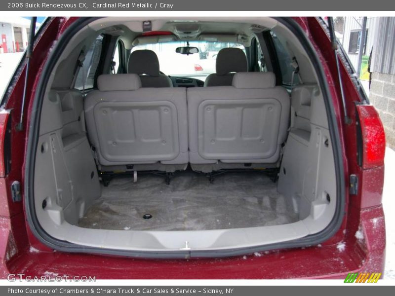 Cardinal Red Metallic / Gray 2006 Buick Rendezvous CX