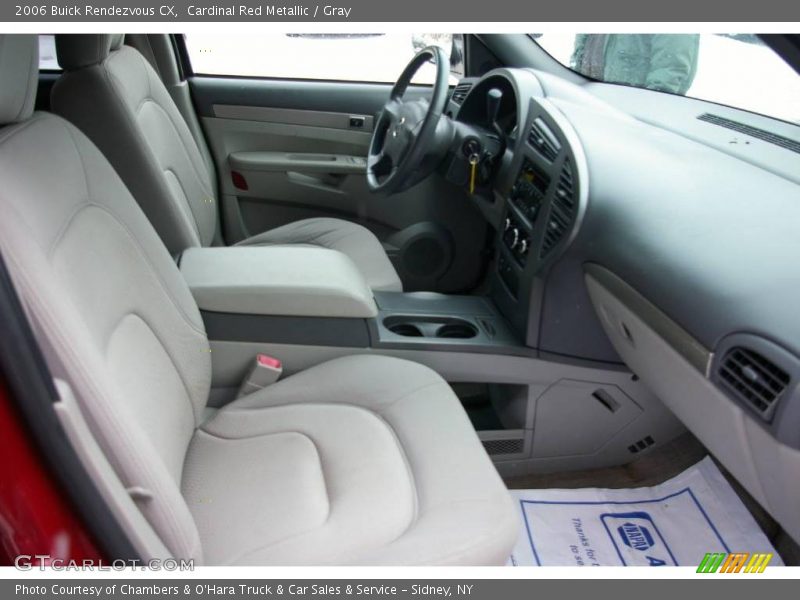 Cardinal Red Metallic / Gray 2006 Buick Rendezvous CX
