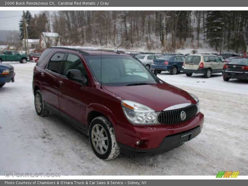 Cardinal Red Metallic / Gray 2006 Buick Rendezvous CX