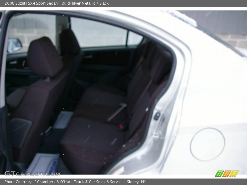 Quicksilver Metallic / Black 2008 Suzuki SX4 Sport Sedan