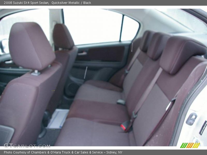 Quicksilver Metallic / Black 2008 Suzuki SX4 Sport Sedan