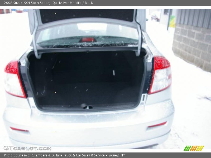 Quicksilver Metallic / Black 2008 Suzuki SX4 Sport Sedan