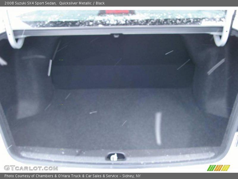 Quicksilver Metallic / Black 2008 Suzuki SX4 Sport Sedan