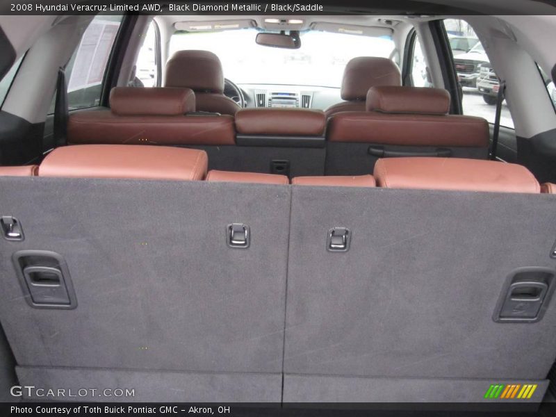 Black Diamond Metallic / Black/Saddle 2008 Hyundai Veracruz Limited AWD