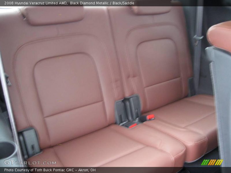Black Diamond Metallic / Black/Saddle 2008 Hyundai Veracruz Limited AWD
