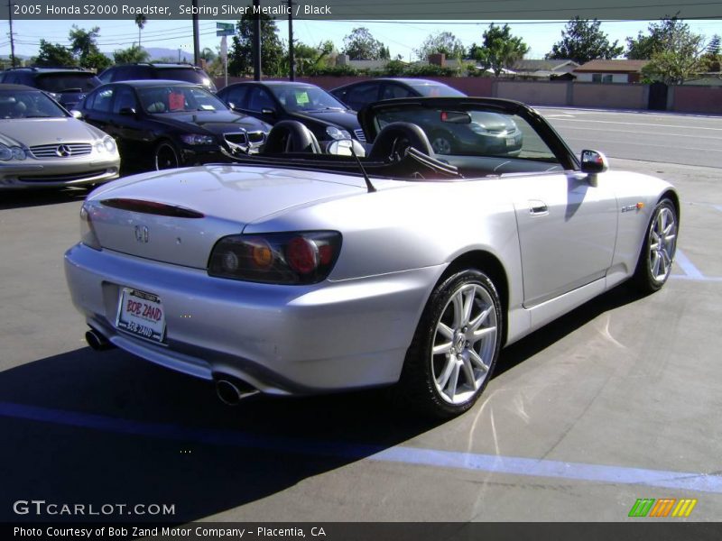 Sebring Silver Metallic / Black 2005 Honda S2000 Roadster