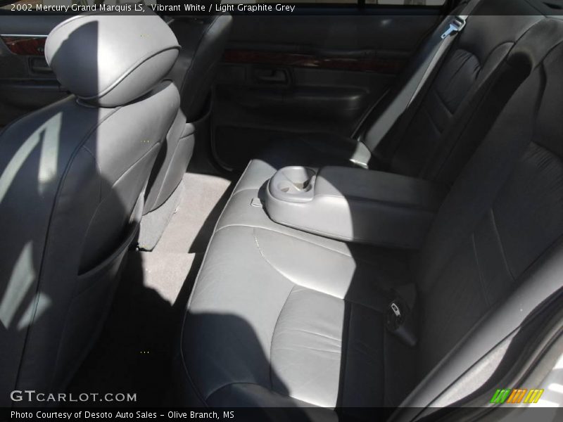 Vibrant White / Light Graphite Grey 2002 Mercury Grand Marquis LS