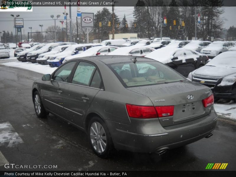 Natural Khaki Green / Camel 2009 Hyundai Sonata Limited V6