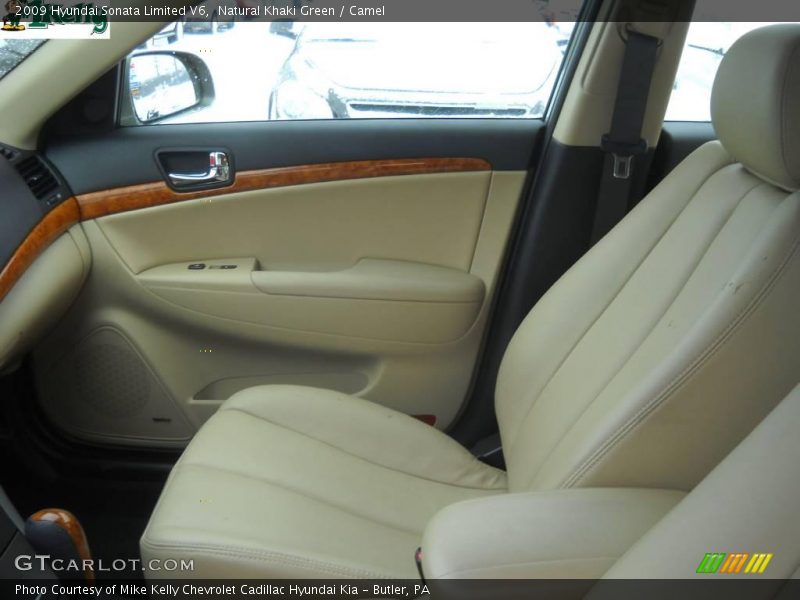 Natural Khaki Green / Camel 2009 Hyundai Sonata Limited V6