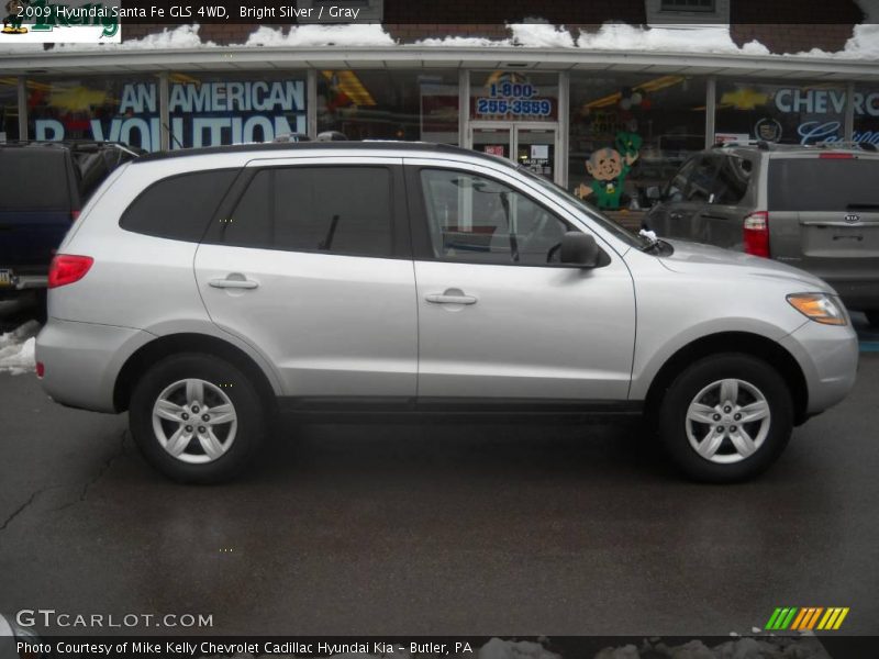 Bright Silver / Gray 2009 Hyundai Santa Fe GLS 4WD