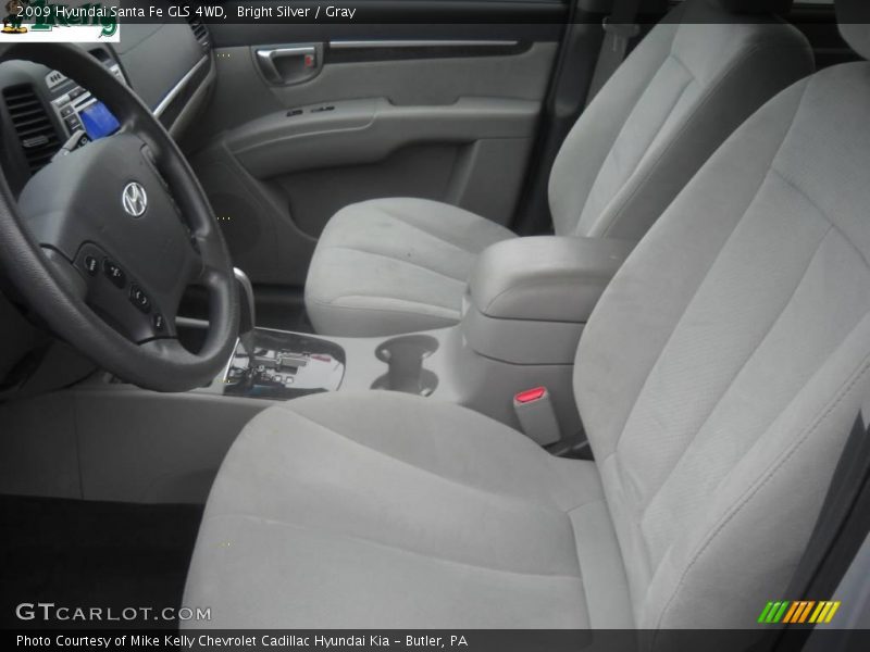 Bright Silver / Gray 2009 Hyundai Santa Fe GLS 4WD