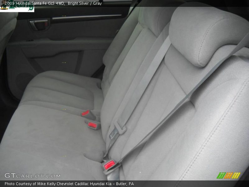 Bright Silver / Gray 2009 Hyundai Santa Fe GLS 4WD