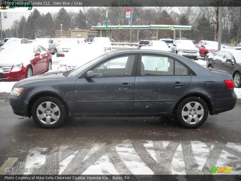 Slate Blue / Gray 2009 Hyundai Sonata GLS