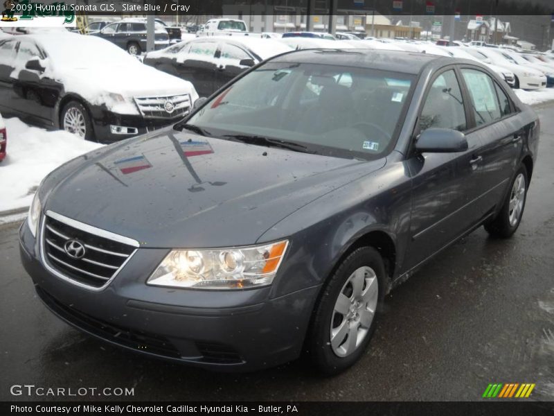 Slate Blue / Gray 2009 Hyundai Sonata GLS
