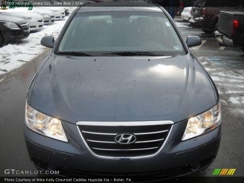 Slate Blue / Gray 2009 Hyundai Sonata GLS