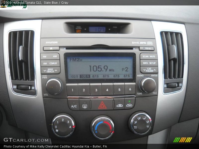 Slate Blue / Gray 2009 Hyundai Sonata GLS