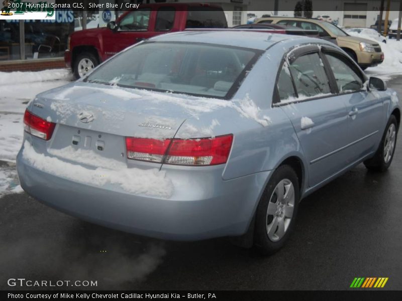 Silver Blue / Gray 2007 Hyundai Sonata GLS