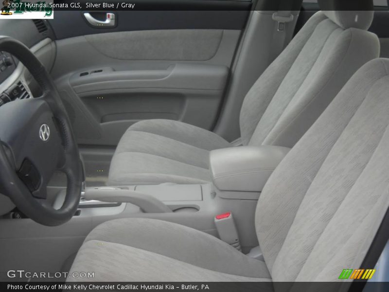 Silver Blue / Gray 2007 Hyundai Sonata GLS