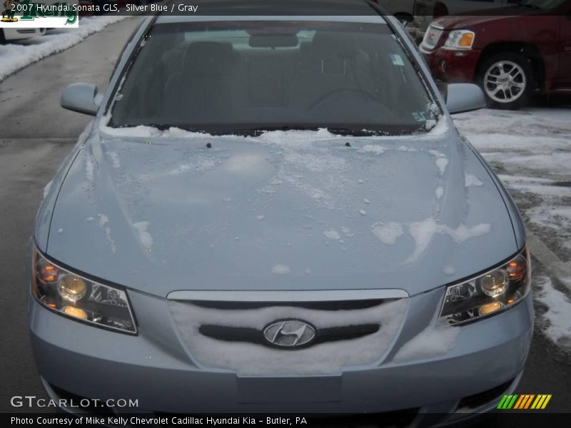 Silver Blue / Gray 2007 Hyundai Sonata GLS